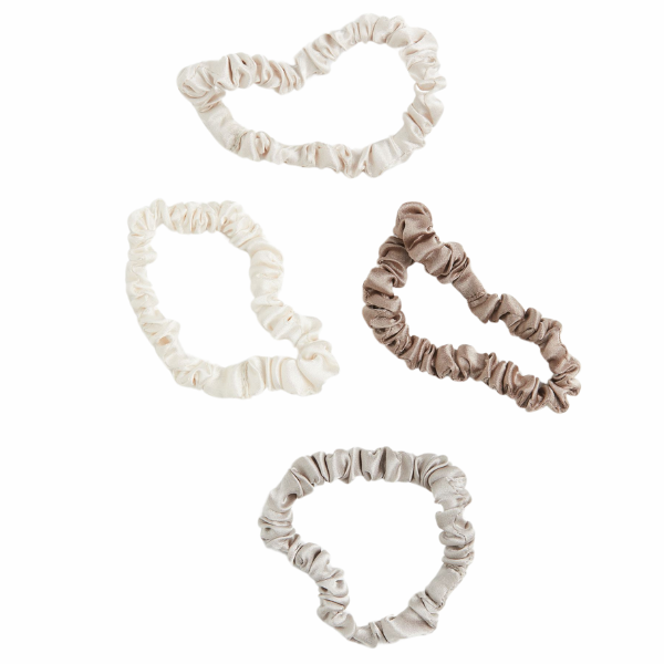 Silk scrunchies