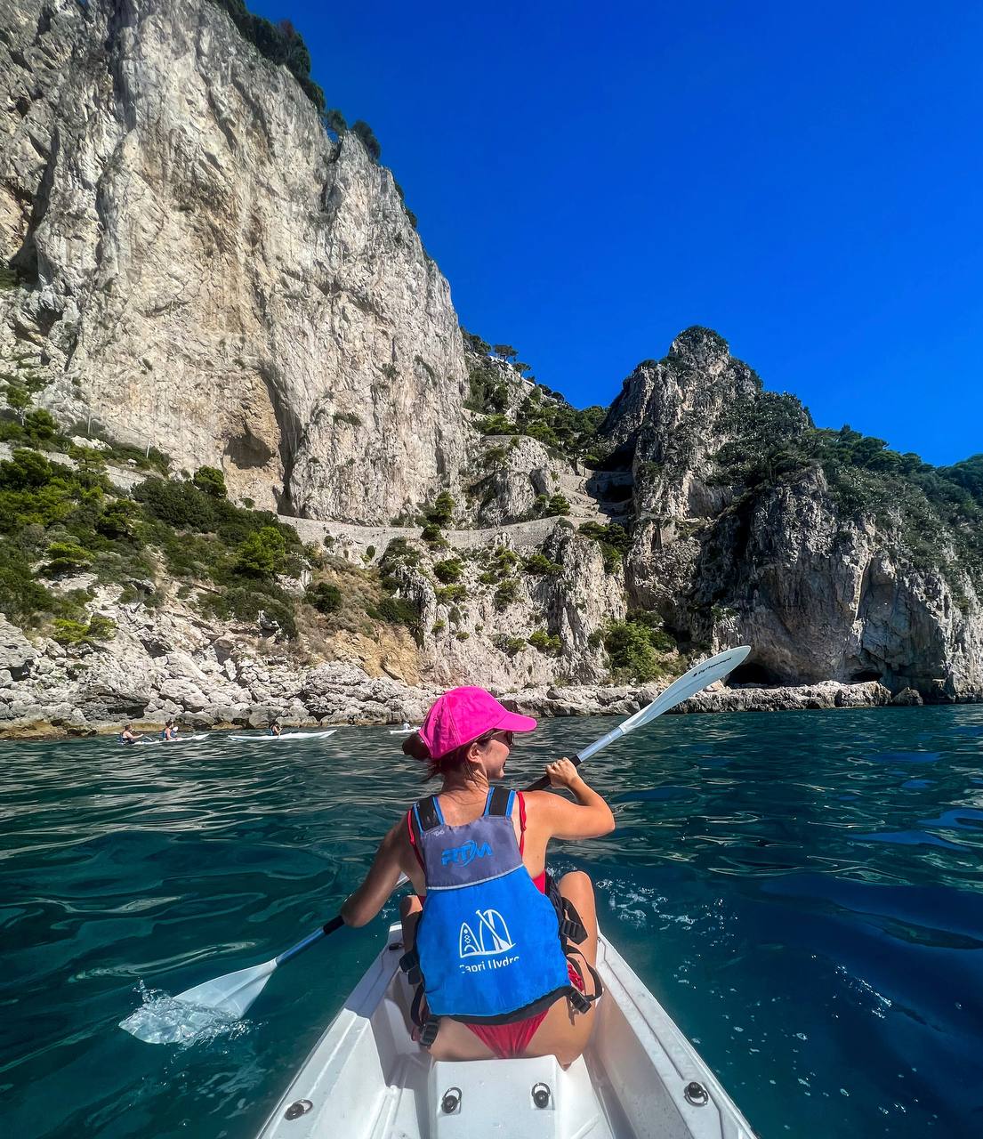 Kayaking tour in Capri